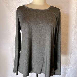 Marc New York Andrew Performance Lace Up Back Top, Size Large,